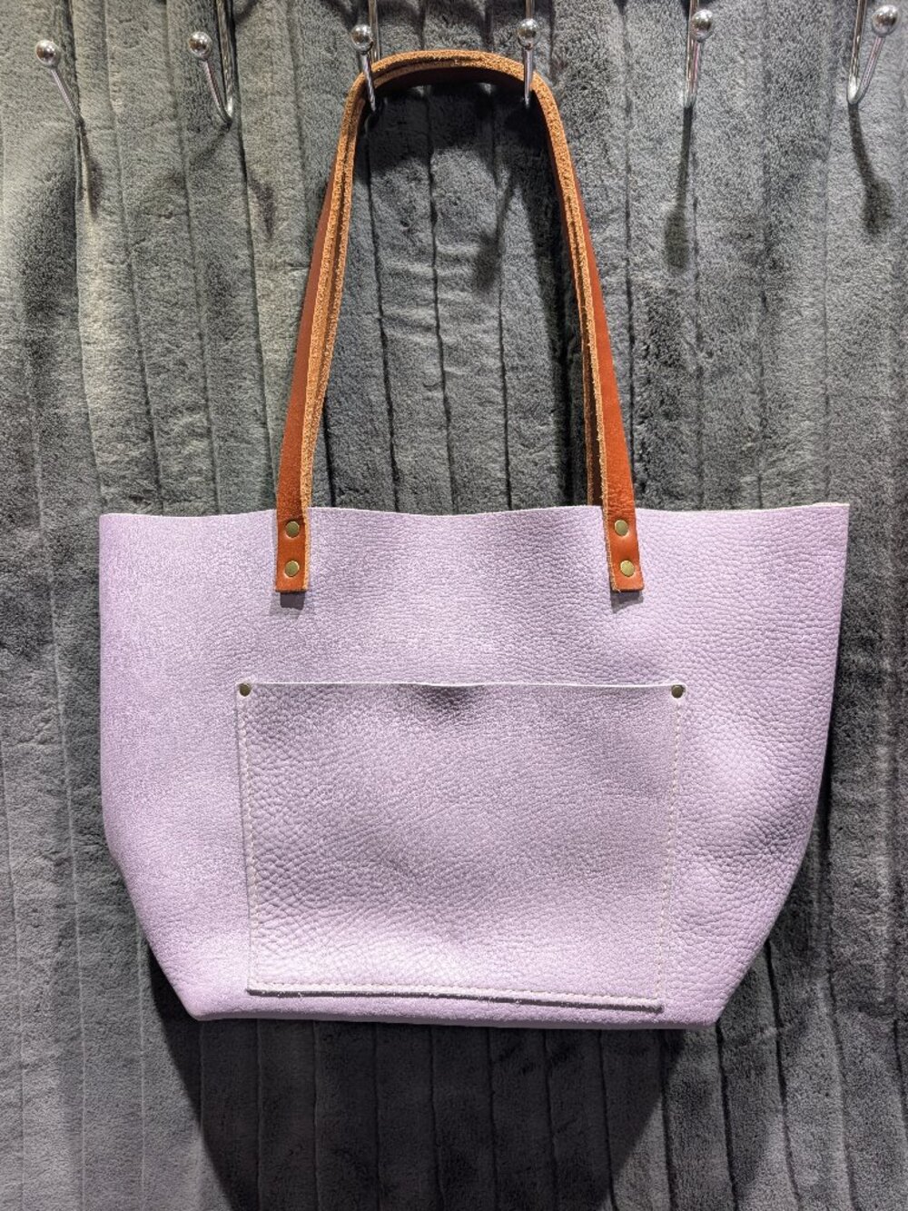 Portland Leather Goods Large Classic Tote Wisteria Retired Lavender